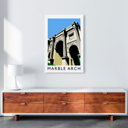 Marble Arch Travel Art Print by Richard O'Neill, Framed Wall Art A1 Canvas