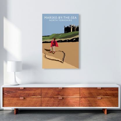 Marske-By-The-Sea North Yorkshire Travel Art Print by Richard O'Neill A1 Canvas