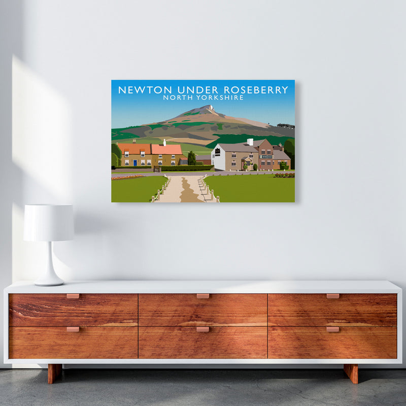 Newton Under Roseberry North Yorkshire Digital Art Print by Richard O'Neill A1 Canvas