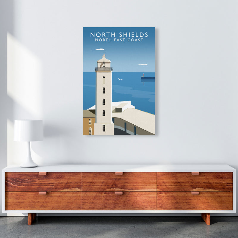 North Shields Portrait by Richard O'Neill A1 Canvas