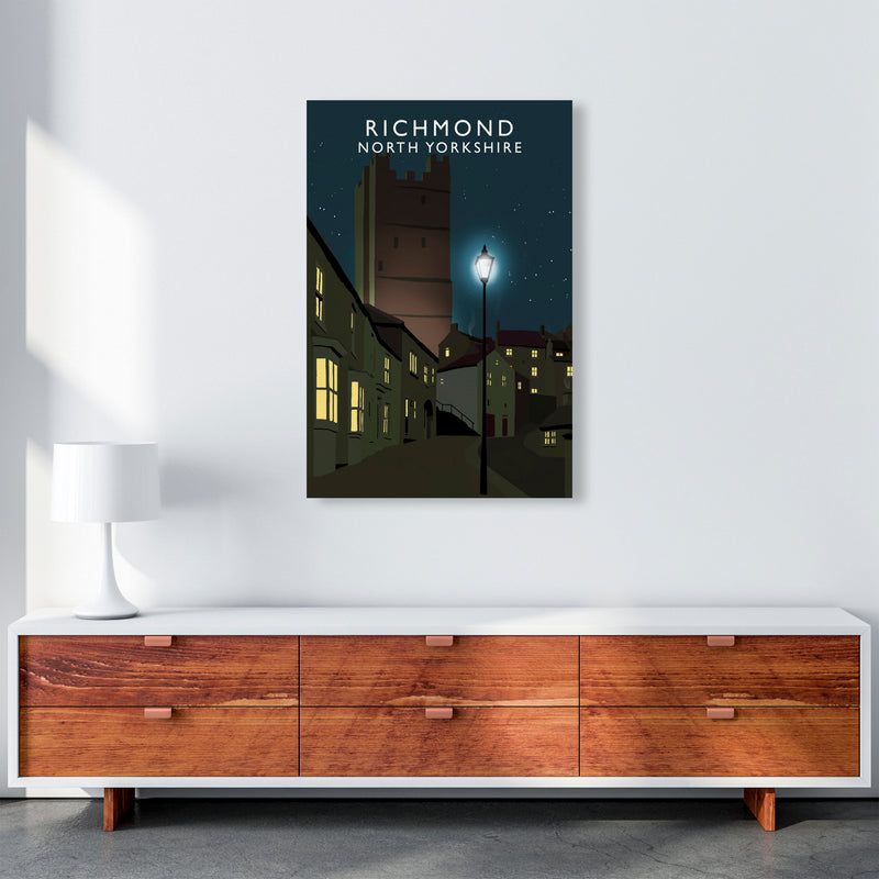 Richmond North Yorkshire Travel Art Print by Richard O'Neill A1 Canvas