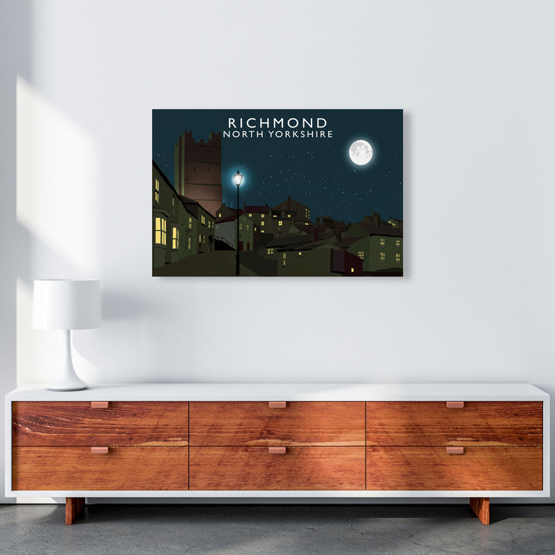 Richmond North Yorkshire Travel Art Print by Richard O'Neill A1 Canvas