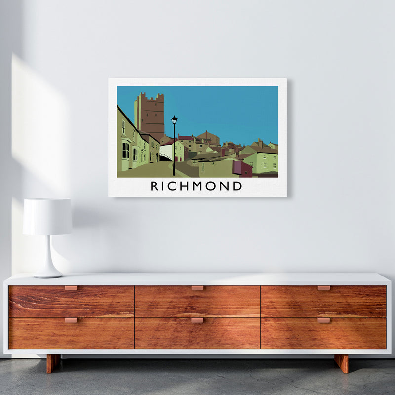 Richmond Travel Art Print by Richard O'Neill, Framed Wall Art A1 Canvas