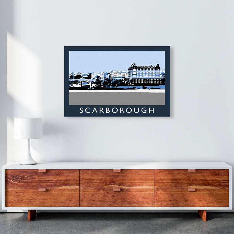 Scarborough Travel Art Print by Richard O'Neill, Framed Wall Art A1 Canvas