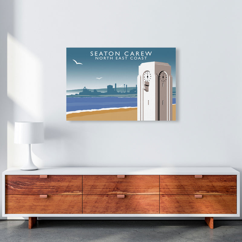 Seaton Carew North East Coast Travel Art Print by Richard O'Neill A1 Canvas