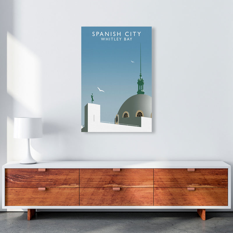 Spanish City Portrait by Richard O'Neill A1 Canvas
