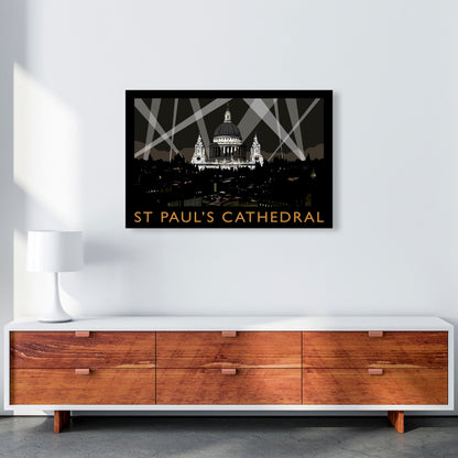 St Paul's Cathedral Framed Digital Art Print by Richard O'Neill A1 Canvas