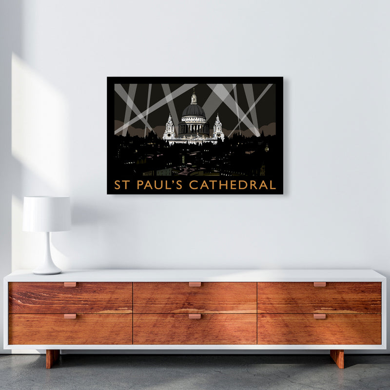 St Paul's Cathedral Framed Digital Art Print by Richard O'Neill A1 Canvas