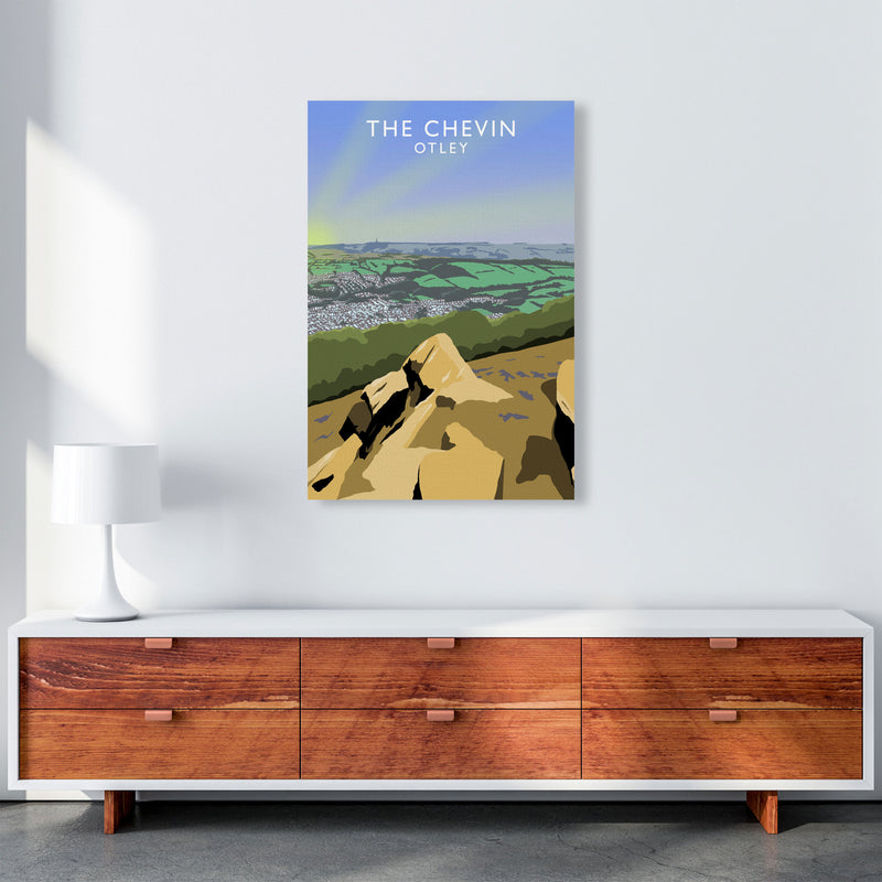 The Chevin Otley Art Print by Richard O'Neill, Framed Wall Art A1 Canvas