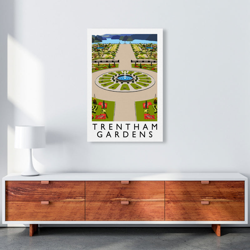 Trentham Gardens Framed Digital Art Print by Richard O'Neill A1 Canvas