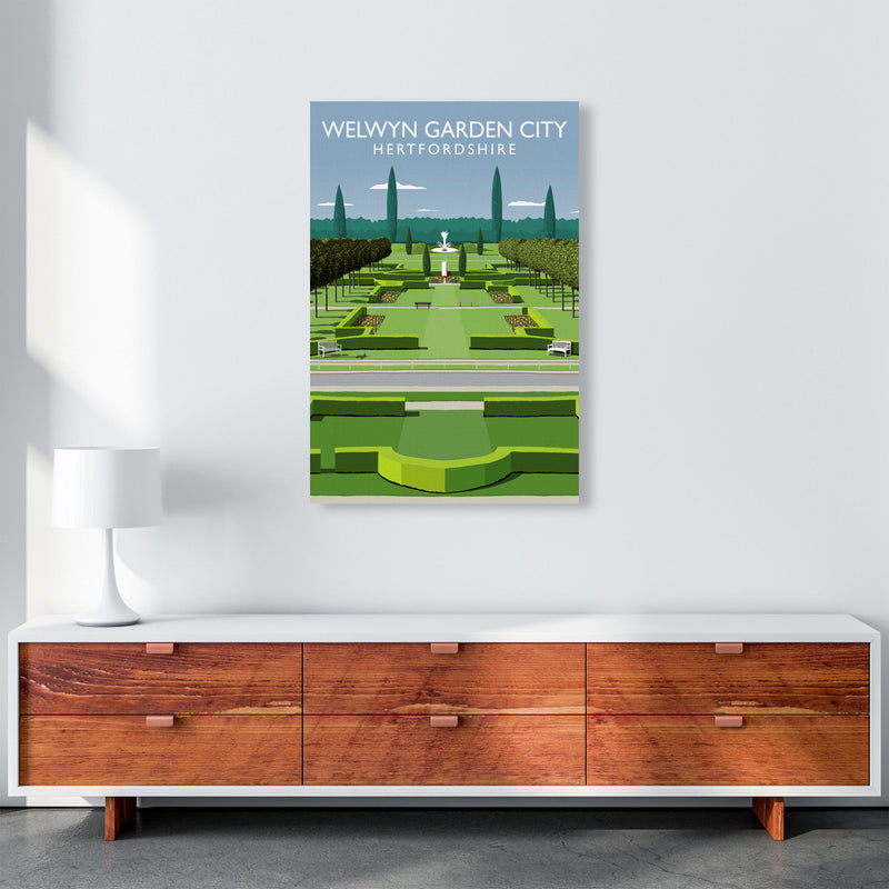 Welwyn Garden City Hertfordshire Travel Art Print by Richard O'Neill A1 Canvas