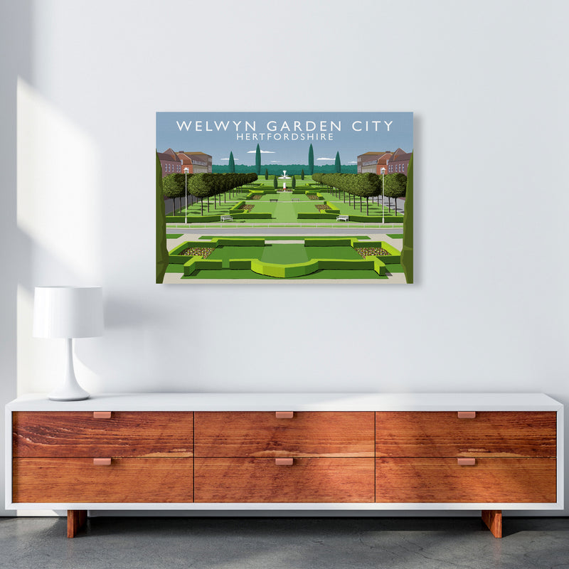 Welwyn Garden City Hertfordshire Travel Art Print by Richard O'Neill A1 Canvas