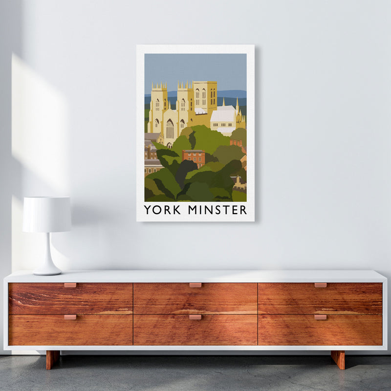 York Minster Framed Digital Art Print by Richard O'Neill A1 Canvas