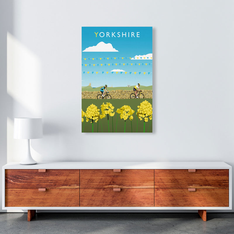 Yorkshire Framed Digital Art Print by Richard O'Neill A1 Canvas