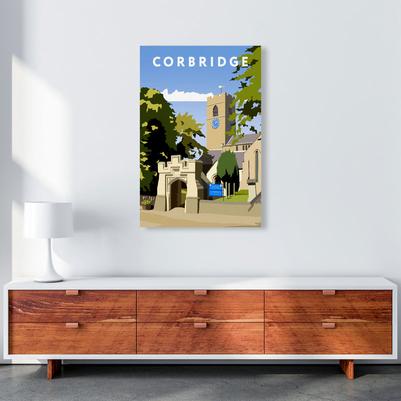 Corbridge Framed Digital Art Print by Richard O'Neill A1 Canvas