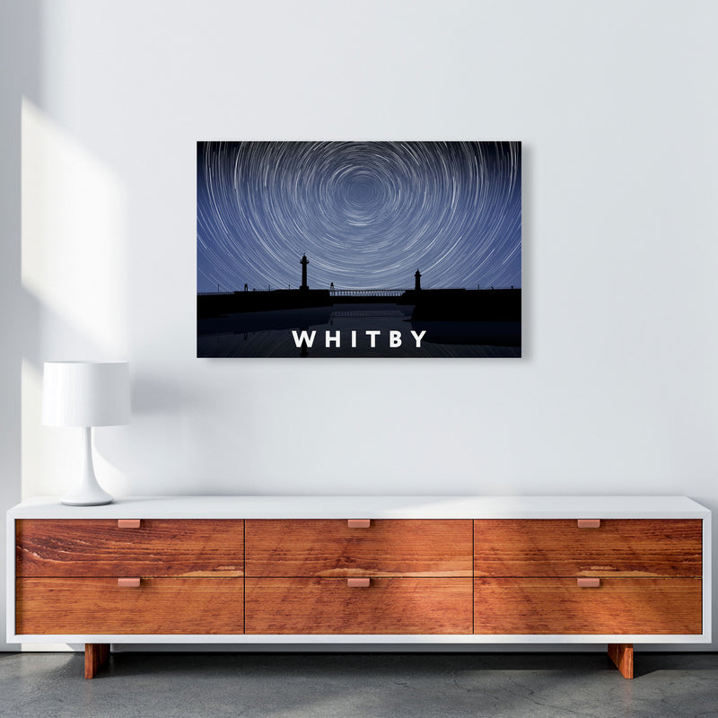 Whitby Digital Art Print by Richard O'Neill, Framed Wall Art A1 Canvas