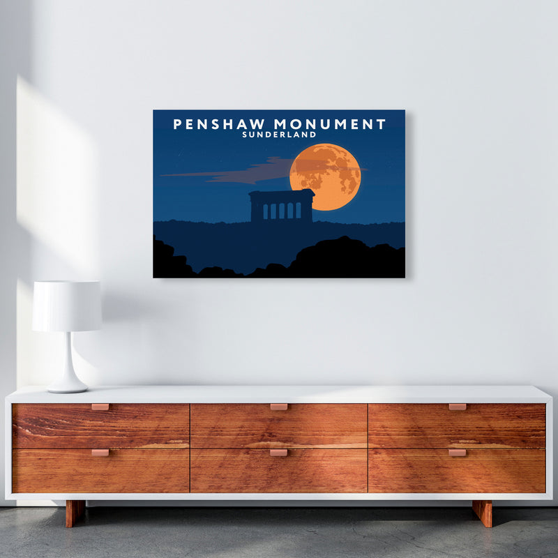 Penshaw Monument Night by Richard O'Neill A1 Canvas