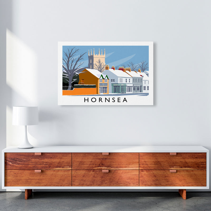 Hornsea (snow) by Richard O'Neill A1 Canvas