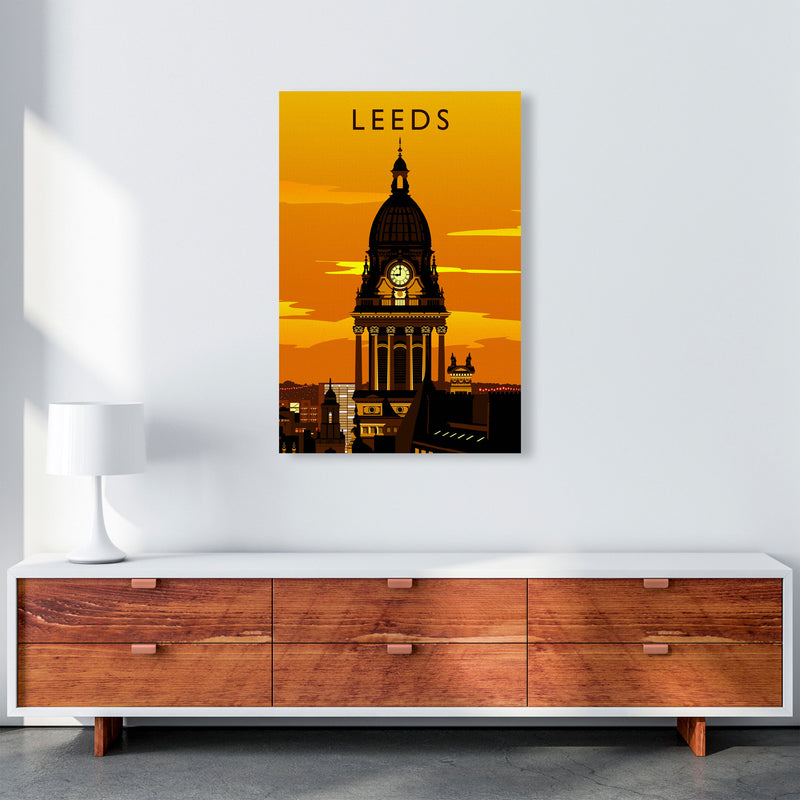 Leeds 2 portrait by Richard O'Neill A1 Canvas