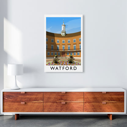 Watford portrait by Richard O'Neill A1 Canvas