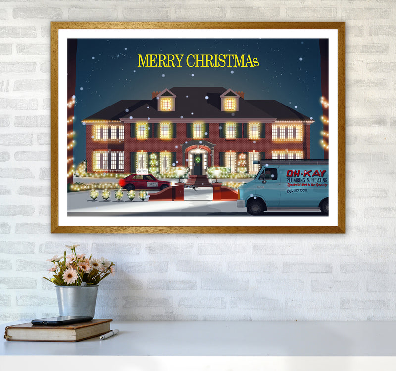 Home Alone Art Print by Richard O'Neill A1 Print Only
