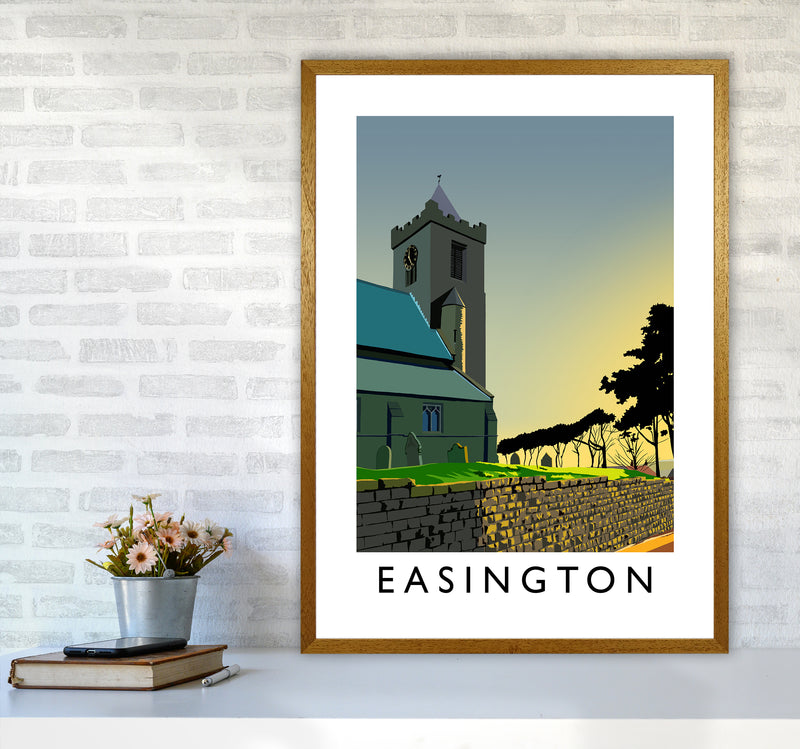 Easington Portrait Art Print by Richard O'Neill A1 Print Only