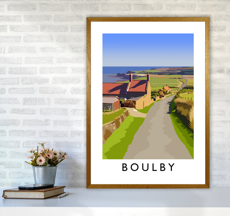 Boulby 2 Portrait Art Print by Richard O'Neill A1 Print Only