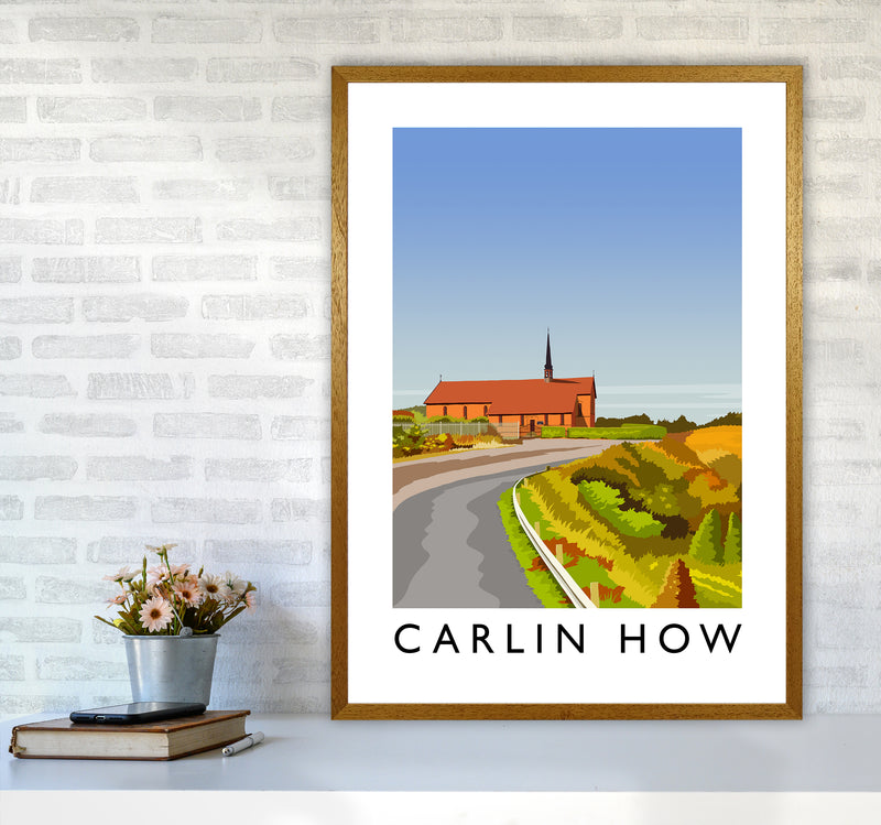 Carlin How Portrait Art Print by Richard O'Neill A1 Print Only