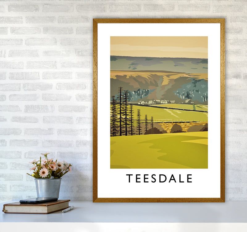Teesdale Portrait Art Print by Richard O'Neill A1 Print Only