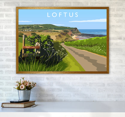 Loftus Travel Art Print by Richard O'Neill A1 Print Only
