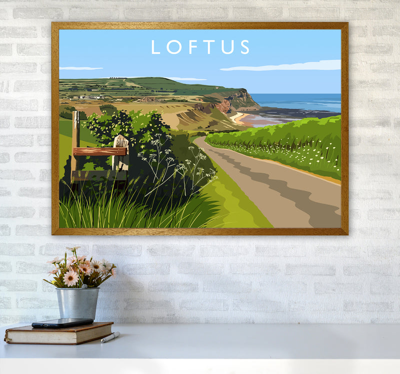 Loftus Travel Art Print by Richard O'Neill A1 Print Only