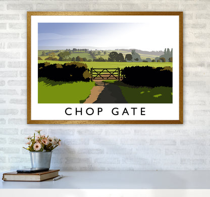 Chop Gate Travel Art Print by Richard O'Neill A1 Print Only