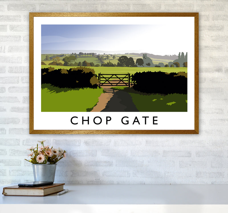 Chop Gate Travel Art Print by Richard O'Neill A1 Print Only