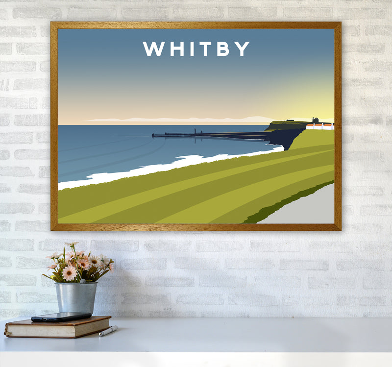 Whitby 5 Travel Art Print by Richard O'Neill A1 Print Only