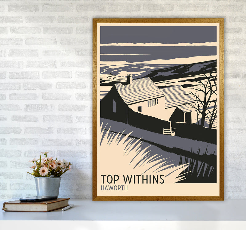 Top Withins portrait Travel Art Print by Richard O'Neill A1 Print Only