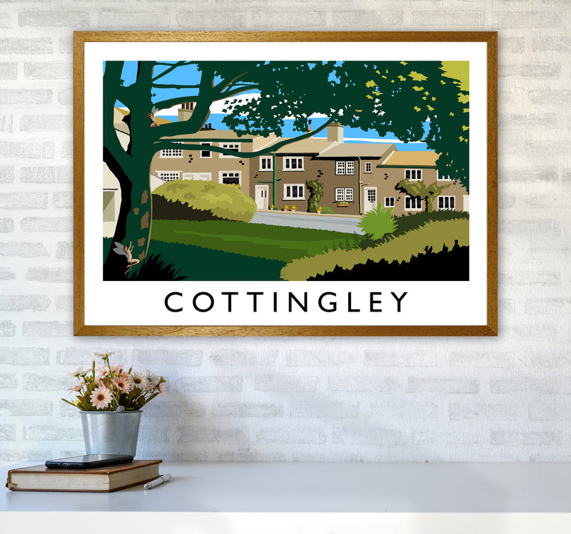 Cottingley Travel Art Print by Richard O'Neill A1 Print Only