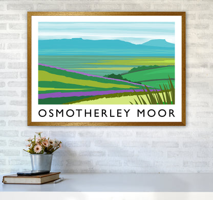 Osmotherley Moor Travel Art Print by Richard O'Neill A1 Print Only