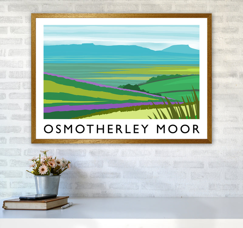 Osmotherley Moor Travel Art Print by Richard O'Neill A1 Print Only