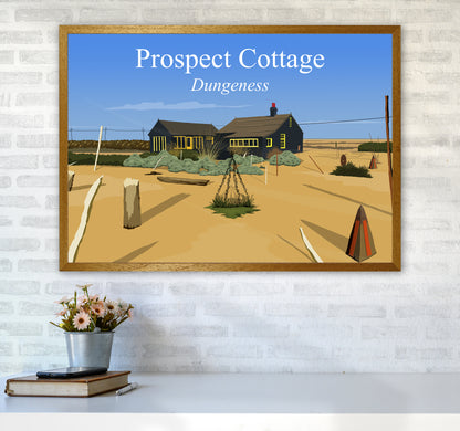 Prospect Cottage Travel Art Print by Richard O'Neill A1 Print Only