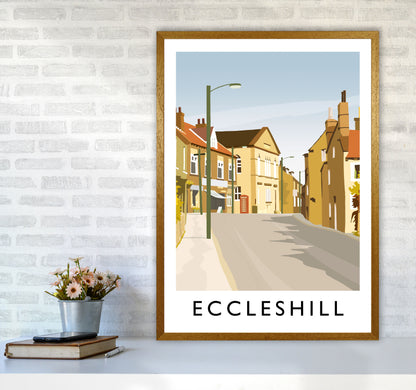 Eccleshill portrait Travel Art Print by Richard O'Neill A1 Print Only