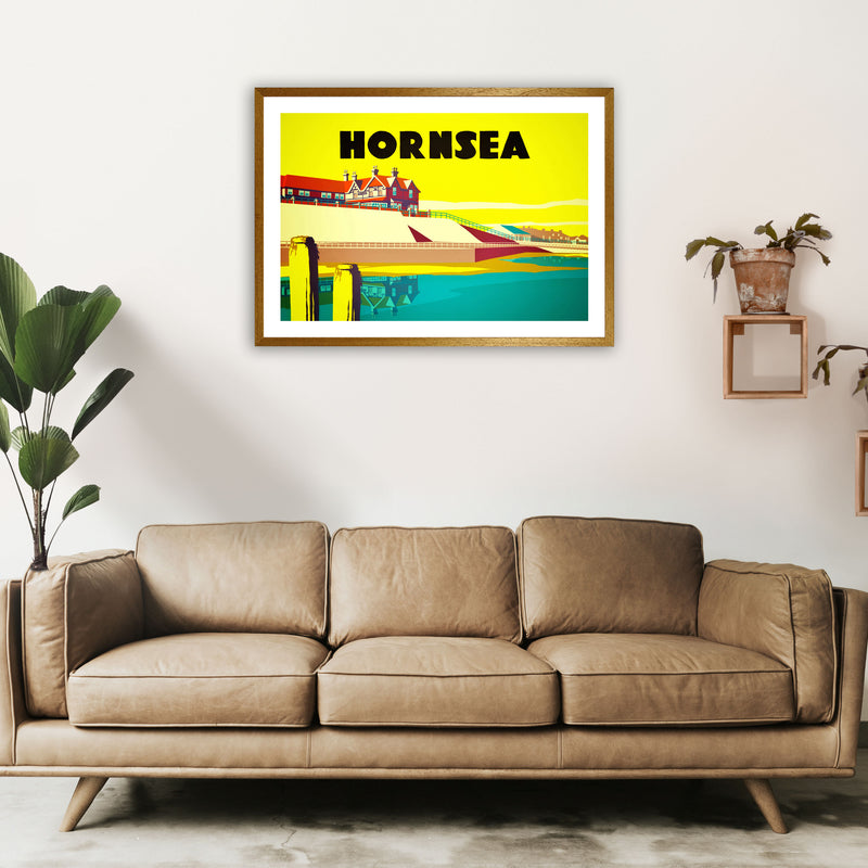 Hornsea 2 Travel Art Print by Richard O'Neill A1 Print Only