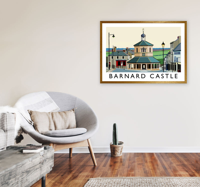 Barnard Castle Framed Digital Art Print by Richard O'Neill A1 Print Only