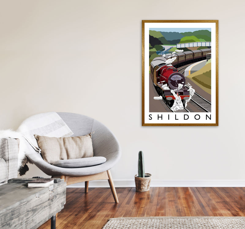 Shildon Art Print by Richard O'Neill A1 Print Only