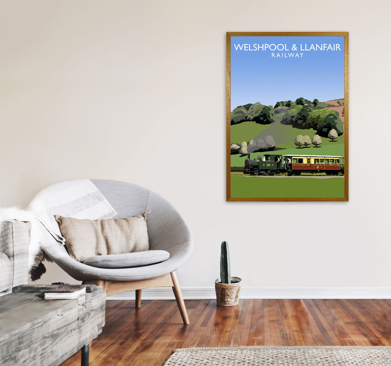 Welshpool & Llanfair by Richard O'Neill A1 Print Only