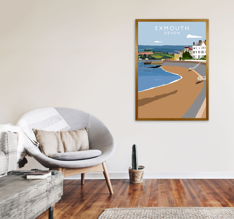 Exmouth Devon Art Print by Richard O'Neill A1 Print Only