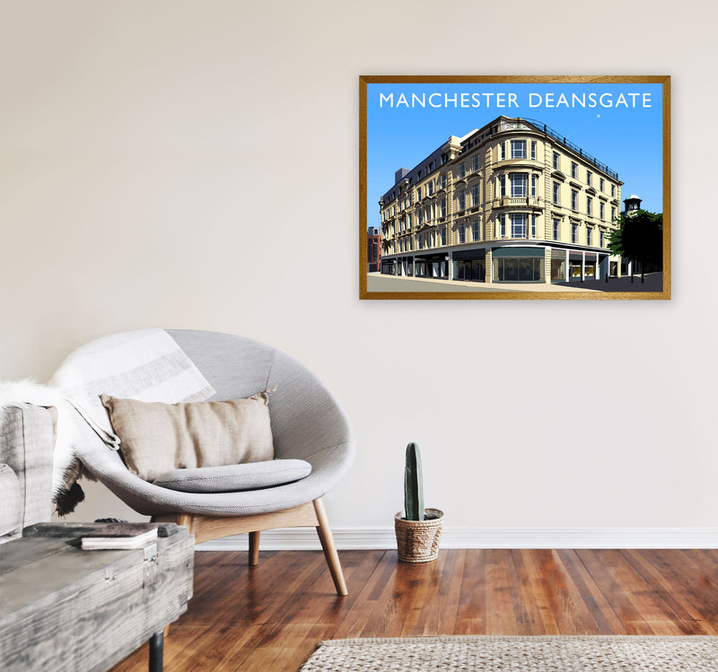 Manchester Deansgate (Landscape) by Richard O'Neill A1 Print Only