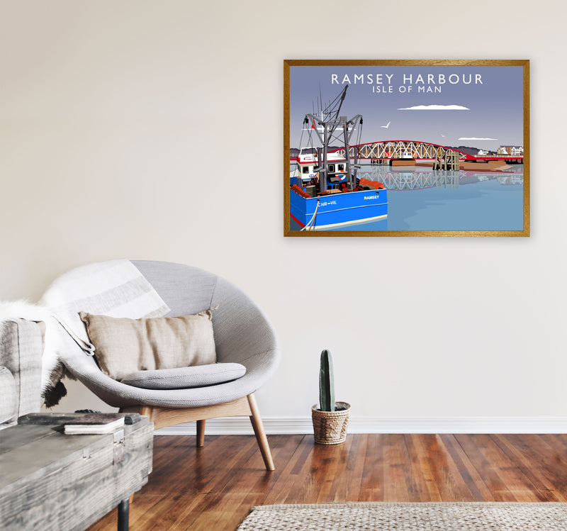 Ramsey Harbour (Landscape) by Richard O'Neill A1 Print Only