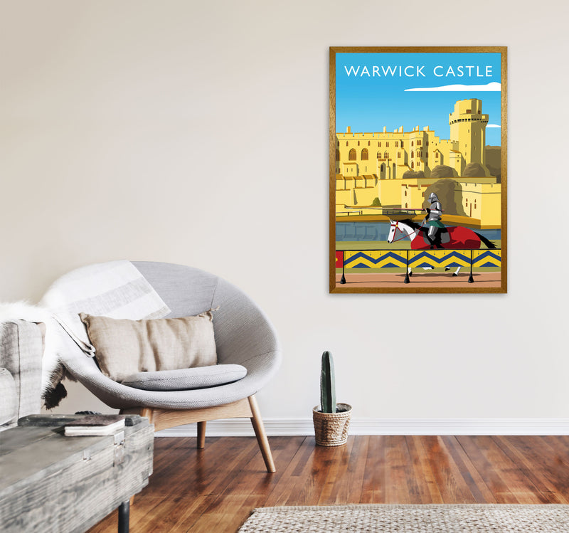 Warwick Castle Portrait by Richard O'Neill A1 Print Only