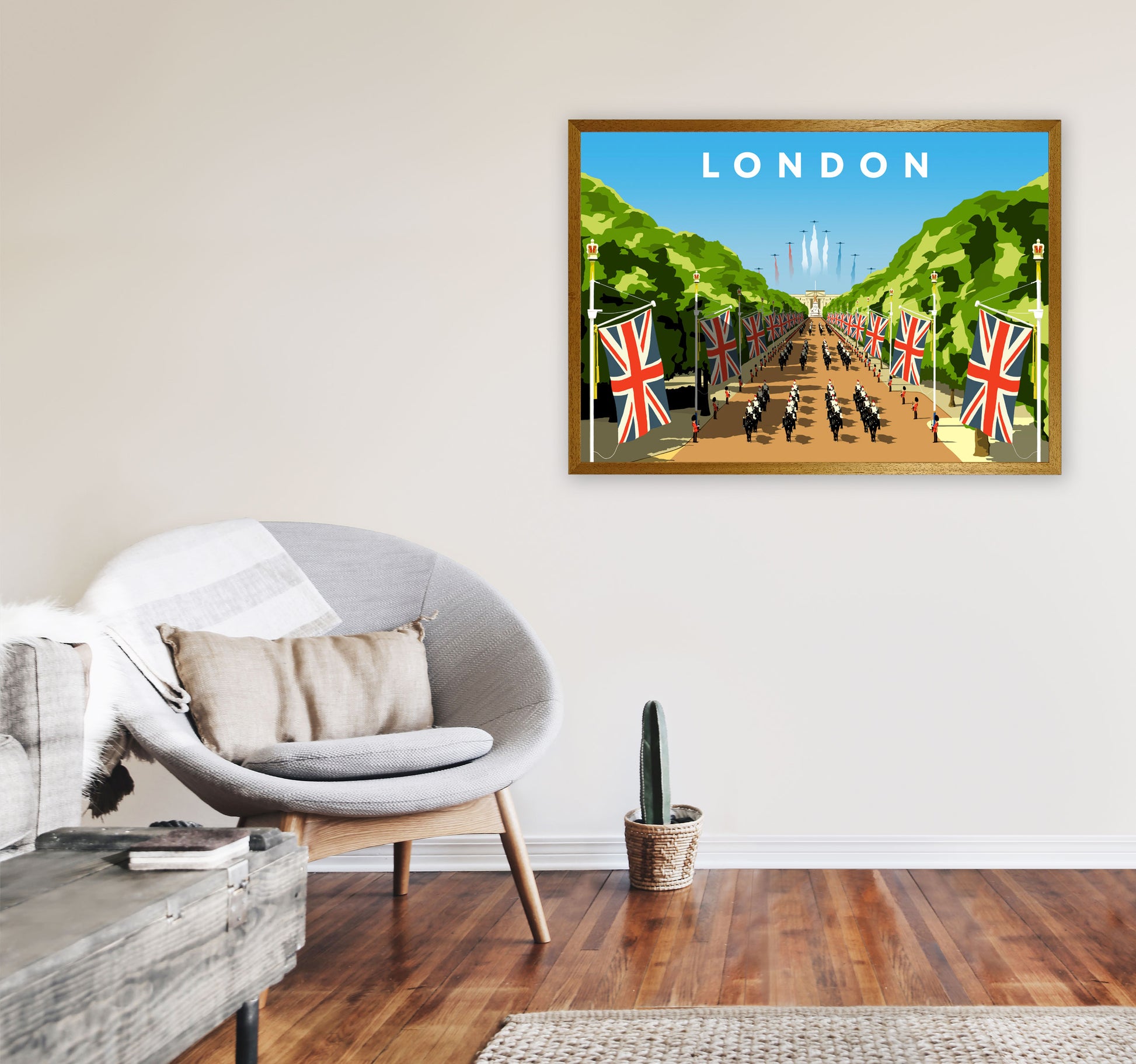 London Art Print by Richard O'Neill A1 Print Only