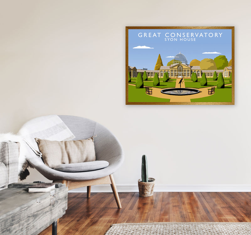 Great Conservatory Syon House by Richard O'Neill A1 Print Only